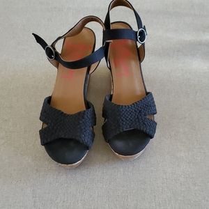 Black Wedges size 7